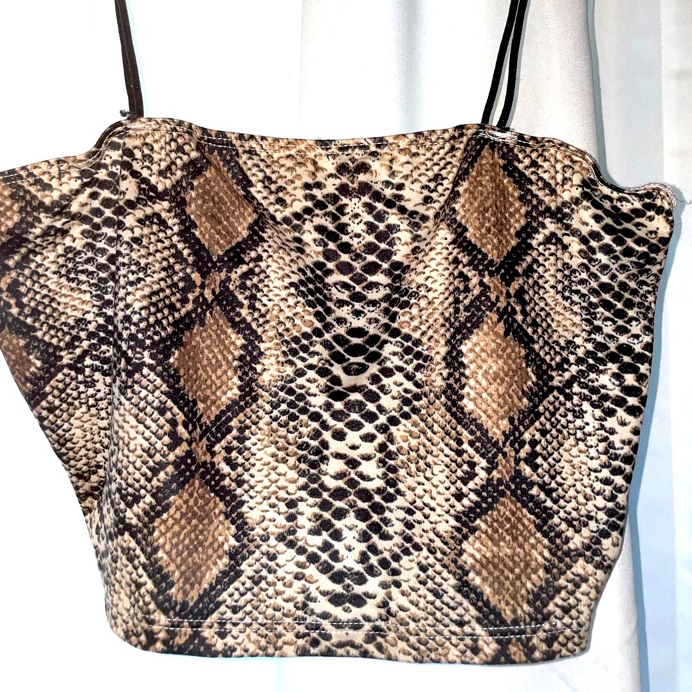 Shein snake print top